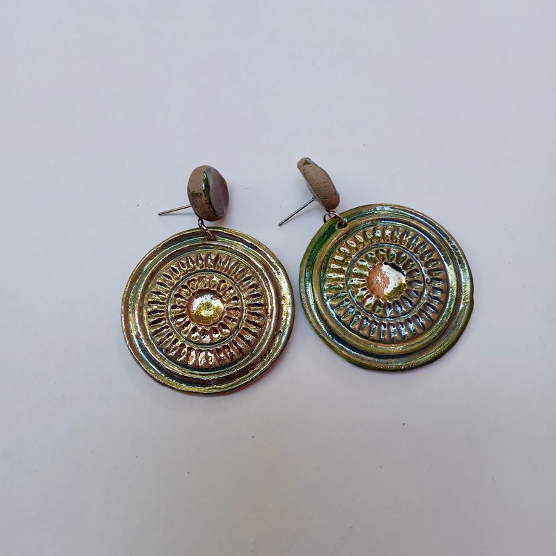 MANDALA DANGLING EARRINGS