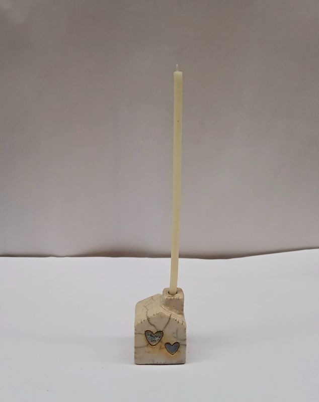 HOUSE-SHAPED CANDLE HOLDER